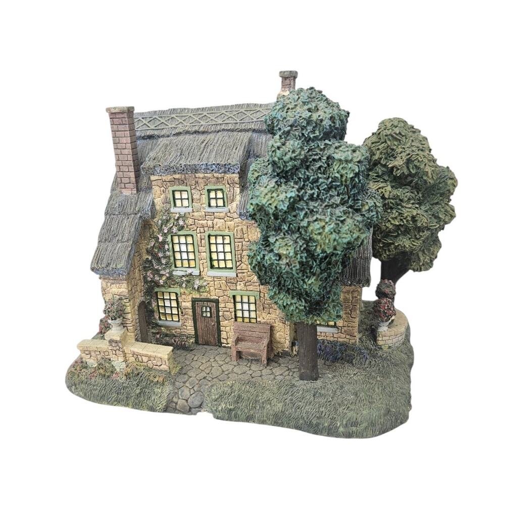 Thomas Kinkade Hawthorne Village Stonebrooke Inn Christmas Cottage 1999